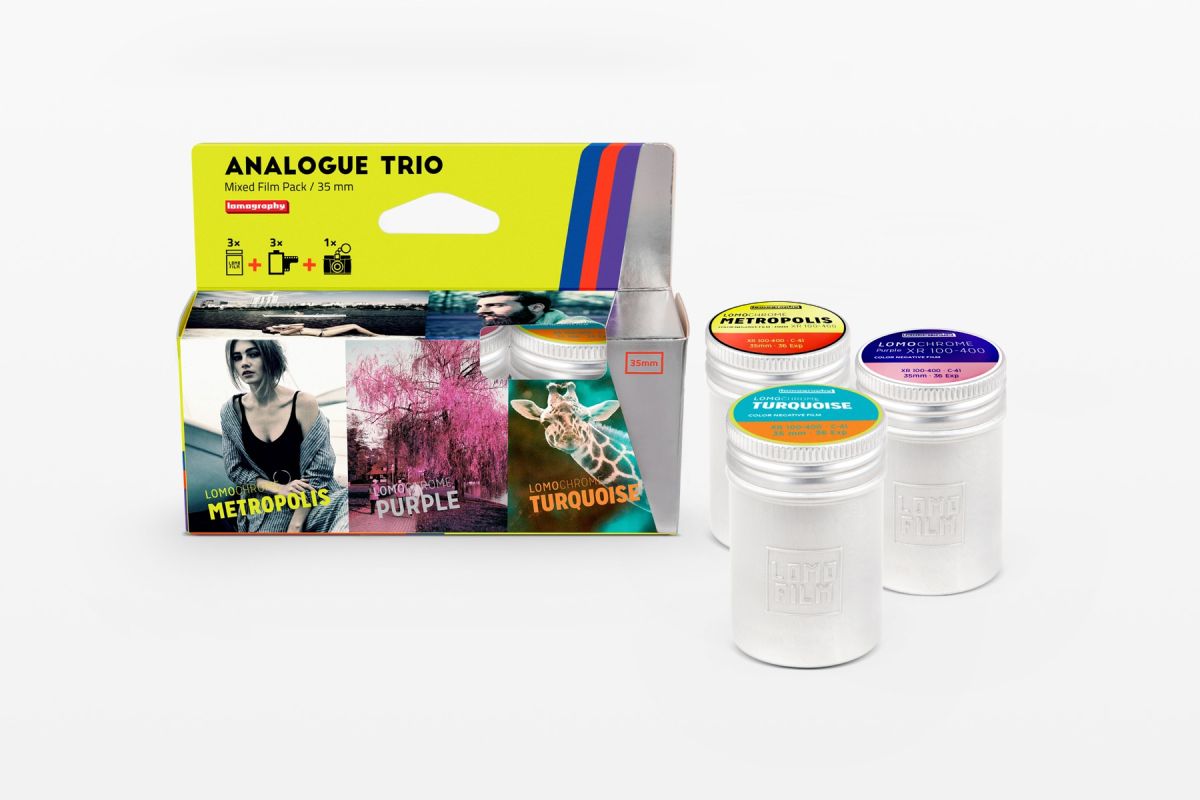 Lomo Analogue Trio Mixed Film Pack 35 mm