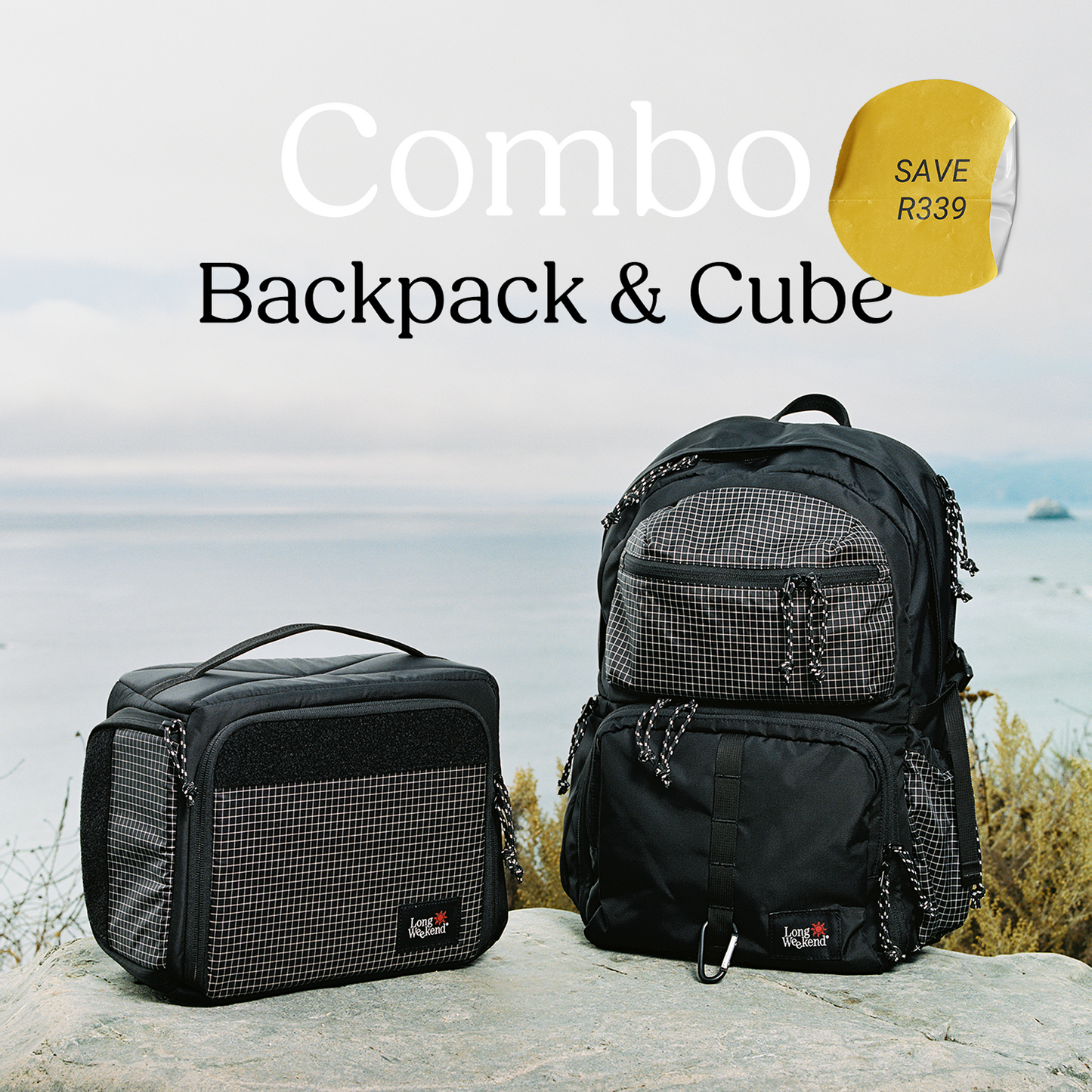 Backpack & Cube Combo (Black)