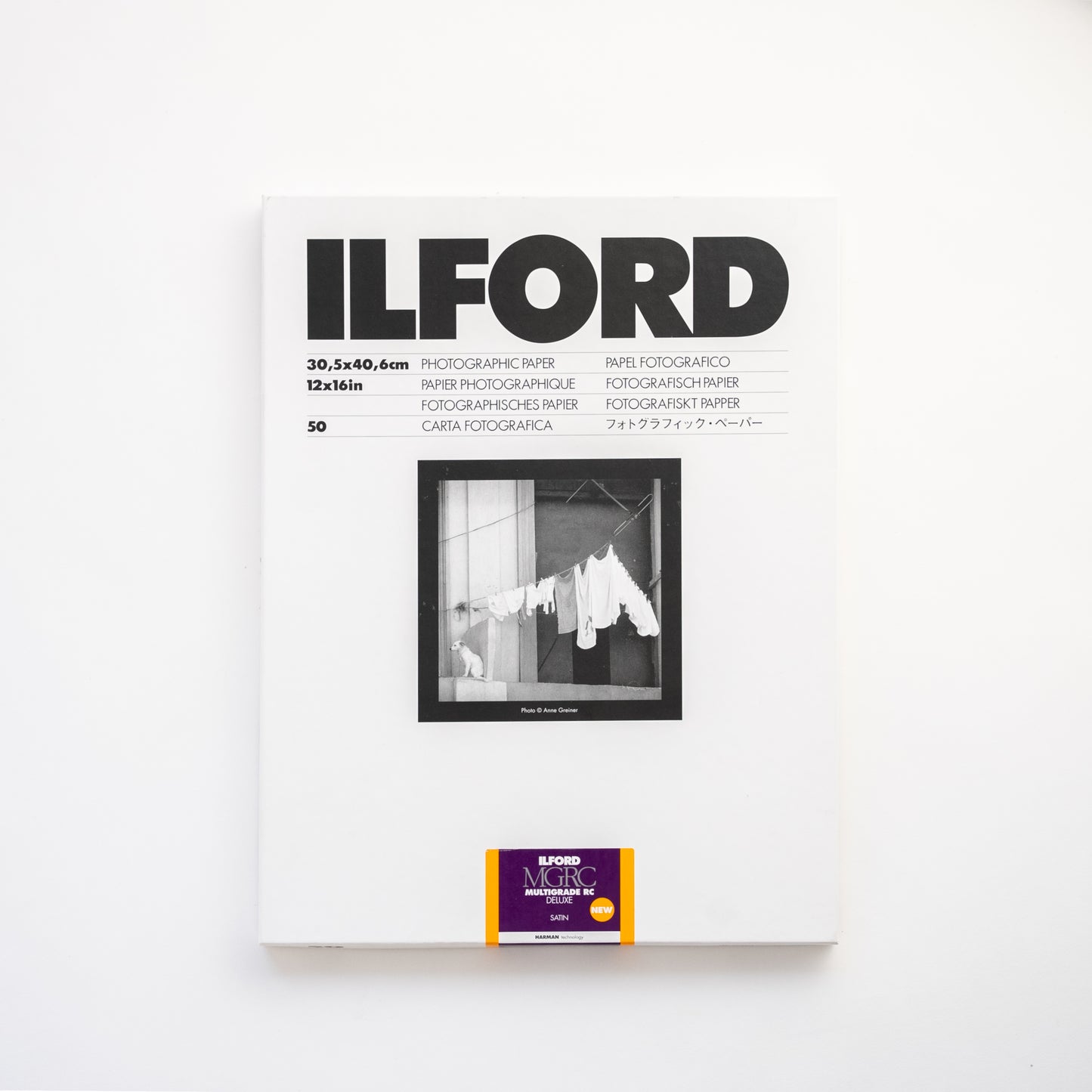 Ilford Multigrade RC Deluxe Paper "Satin" (12x16in - 50 Sheets)