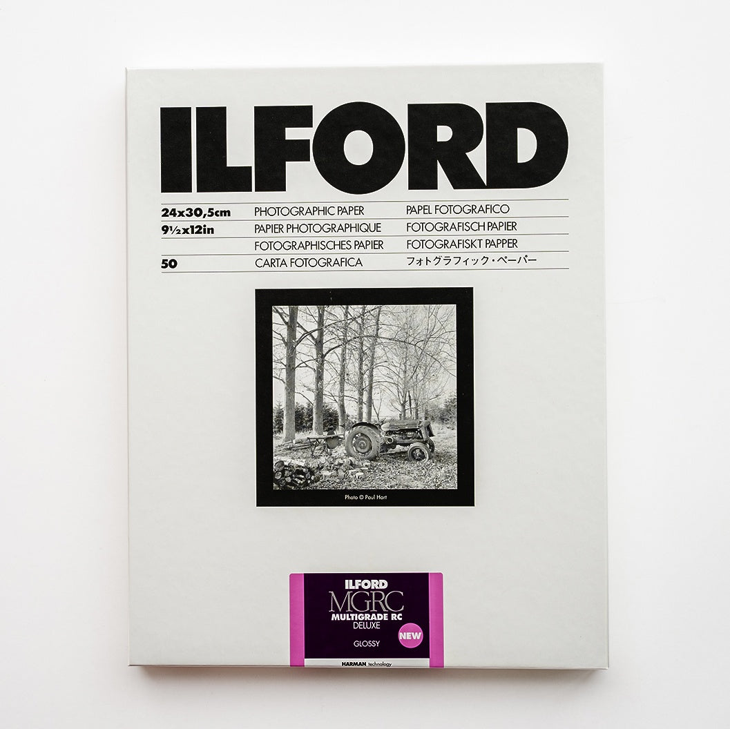 Ilford Multigrade RC Deluxe Paper "GLOSSY" (9.5×12in - 50 Sheets)